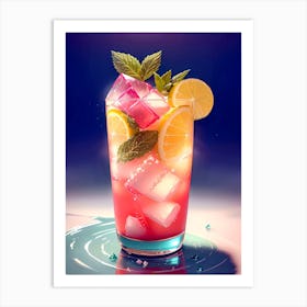 Iced Lemonade 2 Art Print