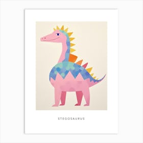 Nursery Dinosaur Art Stegosaurus 2 Poster Art Print