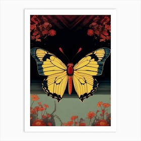 Butterfly, Lithograph, Beautiful Colors Art Print