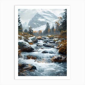 Mountain Stream Art Print