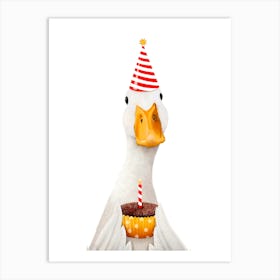 Birthday Duck Poster