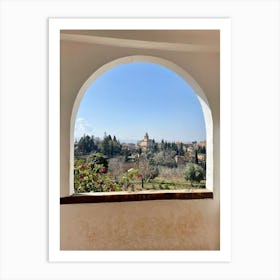 View From A Window, Granada Art Print