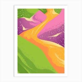 Rainbow Road 2 Art Print