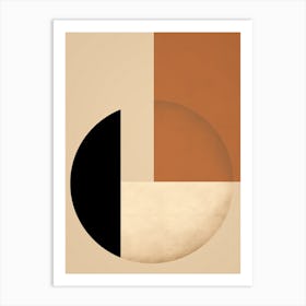 Beige Bauhaus Vienna Vision Art Print