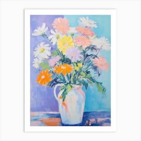 Flower Painting Fauvist Style Cineraria 2 Art Print