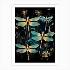 Dragonflies 3 Art Print