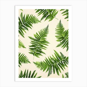 Pattern Poster Asparagus Fern 3 Art Print