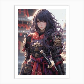 Samurai Girl 7 Art Print