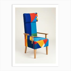 Colorful Chair 1 Art Print