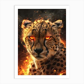 Cheetah 57 Art Print