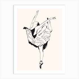 Ballerina Ballet Dancer Print Art Print