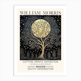 William Morris Moon & Tree Of Life Art Print