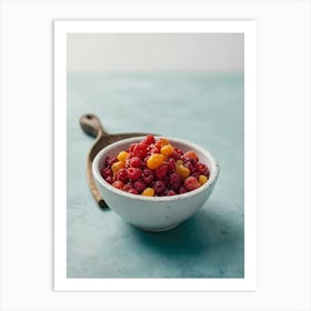 Berries In A Bowl Art Print