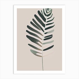 Soft Shield Fern Simplicity Art Print