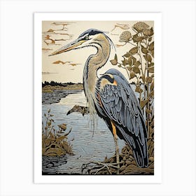 Great Blue Heron Art Print