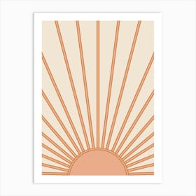 Sunshine Earth Tones Art Print