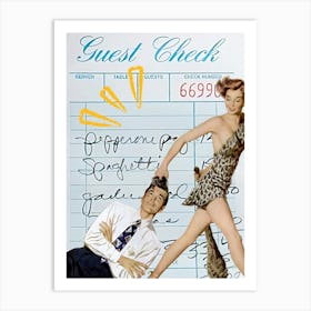 Guest Check 2 Art Print