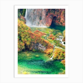 Plitvice Waterfalls 1 Art Print