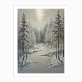 Winter Landscape 3 Art Print