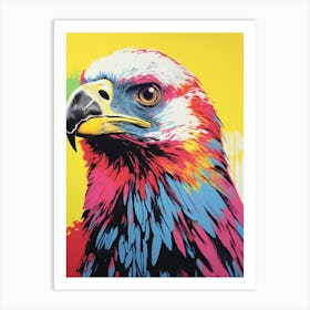 Andy Warhol Style Bird Vulture 1 Art Print