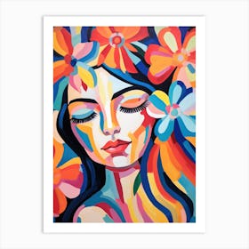 Flower Girl 5 Art Print