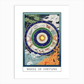 The Wheel Of Fortune Tarot Art Print