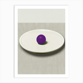 Purple Ball Art Print