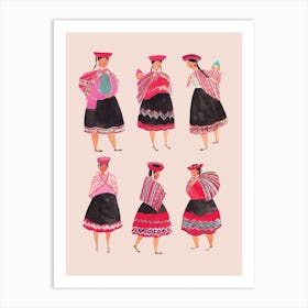 Peruvian Women Art Print