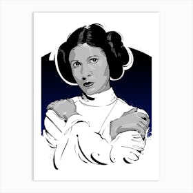 Princess Leia Art Print