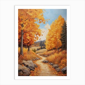 Autumn Road 1 Art Print