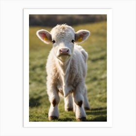 Cute Calf Art Print