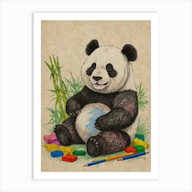 Panda Bear 31 Art Print