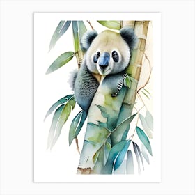 Koalainbambootree Art Print