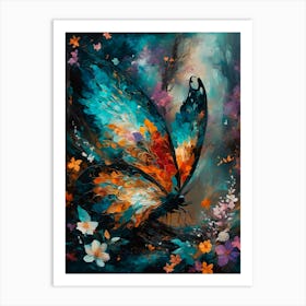 Surreal Butterfly I Art Print