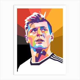 Toni Kroos wpap art style Art Print