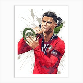 Cristiano Ronaldo Portugal Art Print