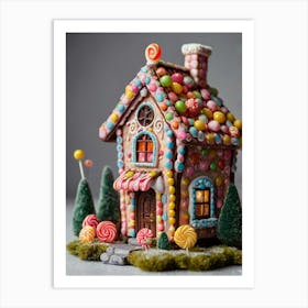 Gingerbread House 1 Art Print