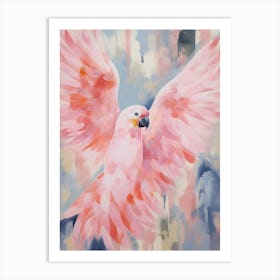 Pink Ethereal Bird Painting Macaw 6 Art Print
