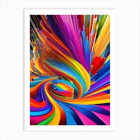 Abstract Painting 4 Art Print