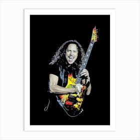 Kirk Hammett metallica band music 9 Art Print