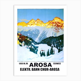 Arosa, Switzerland Art Print