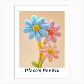 Dreamy Inflatable Flowers Poster Daisy 1 Art Print