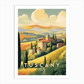 Tuscany Italy Travel Art Print