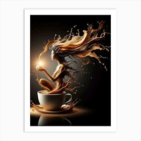 Coffee Art Art Print