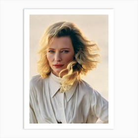 Cate Blanchett Retro Collage Movies Art Print