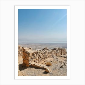 The Dead Sea from Masada Art Print