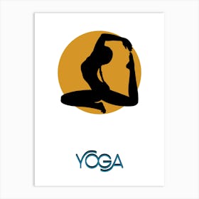 Yoga, the sport of yoga, the sport of meditation, relaxation, inspiring rest and meditation, a distinctive and exceptional work of art that embodies yoga.13 Art Print