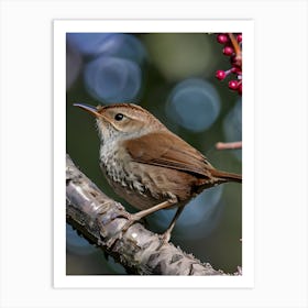 House Wren -Reimagined 5 Art Print