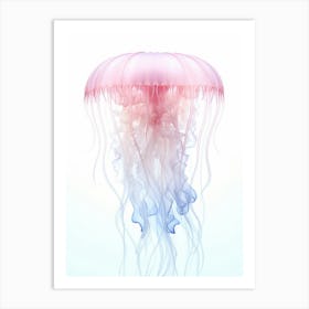 Irukandji Jellyfish Drawing 9 Art Print