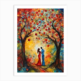 Modern Adam And Eve Art Print